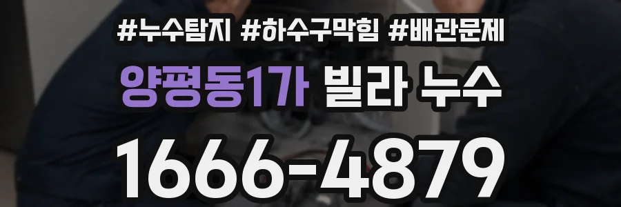 양평동1가 빌라 누수