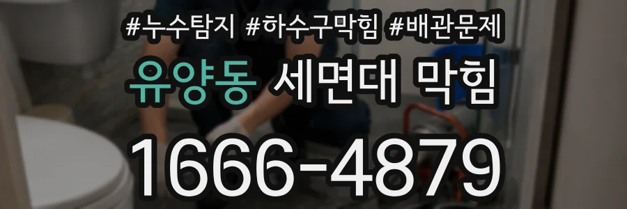 유양동 세면대 막힘