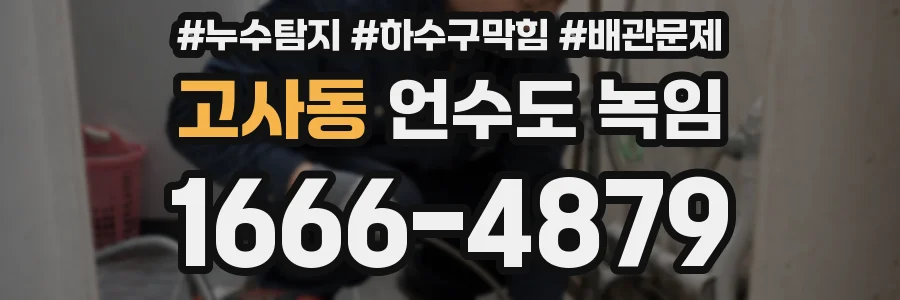 고사동 언수도 녹임