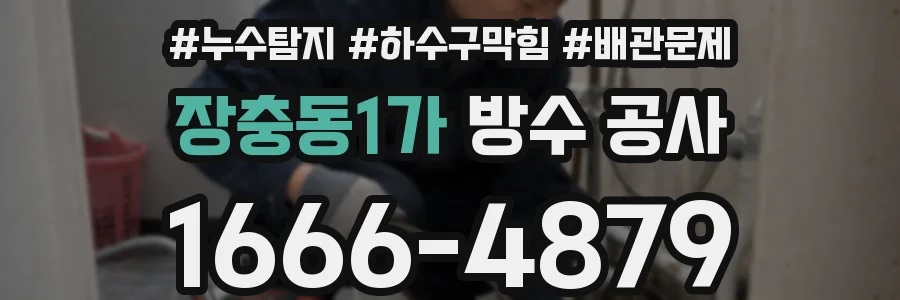 장충동1가 방수 공사