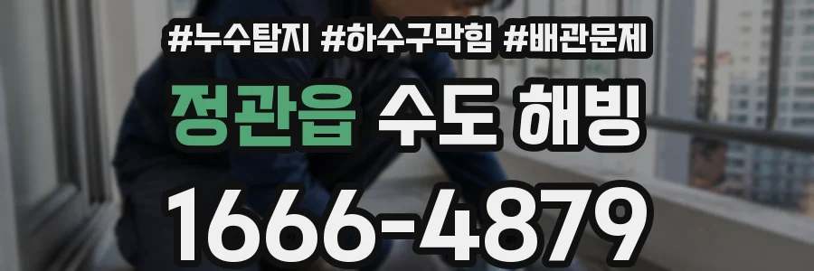 정관읍 수도 해빙