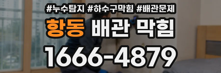 항동 배관 막힘