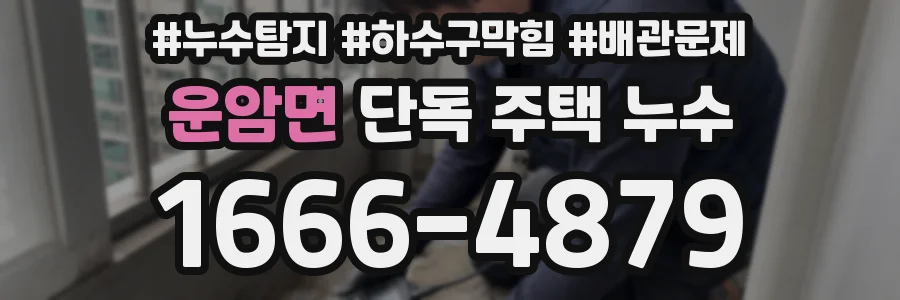 운암면 단독 주택 누수