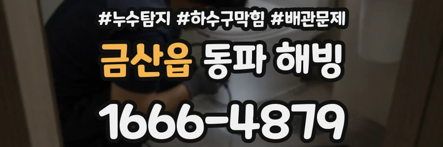 금산읍 동파 해빙