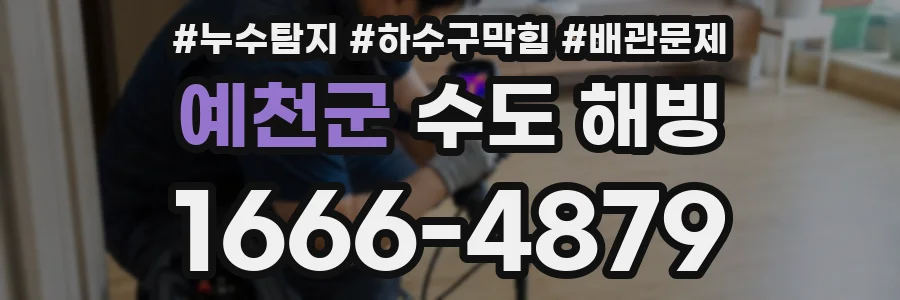 예천군 수도 해빙