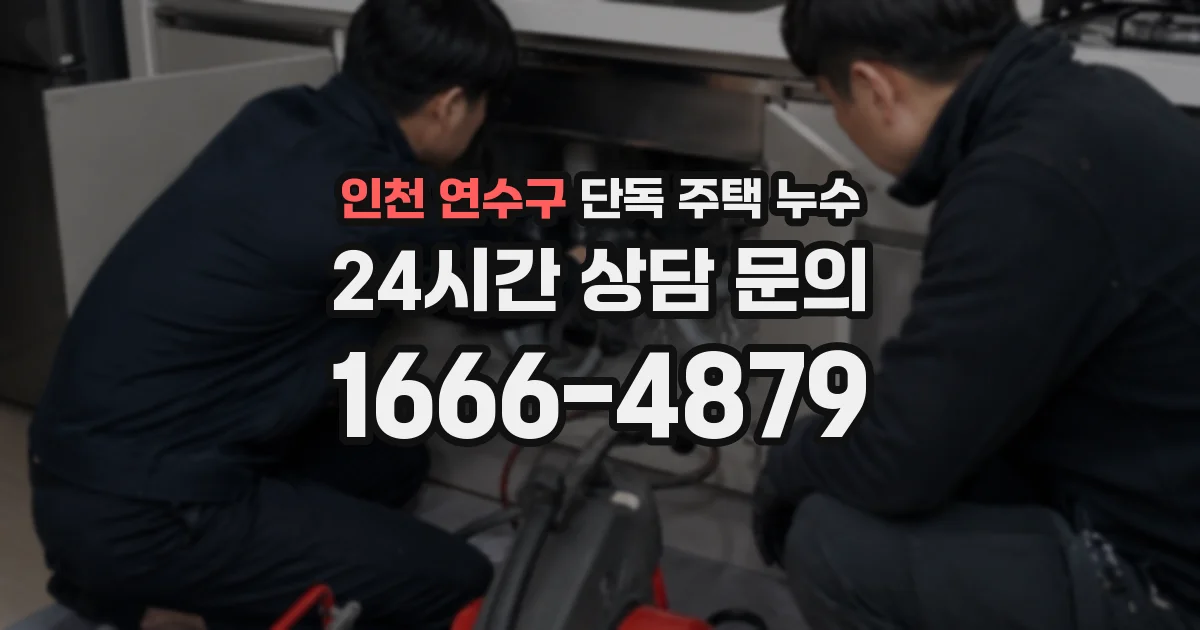인천 연수구 단독 주택 누수