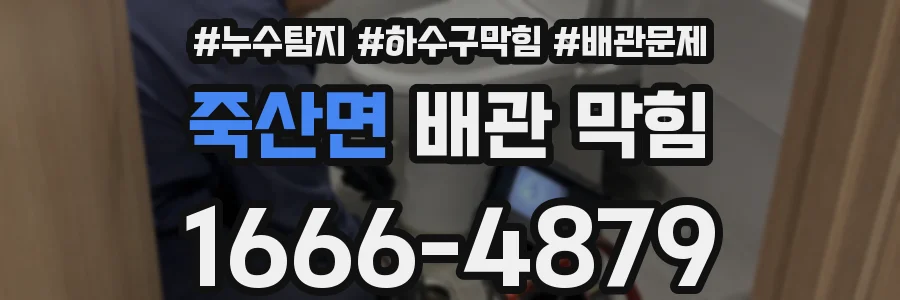 죽산면 배관 막힘