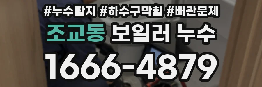 조교동 보일러 누수
