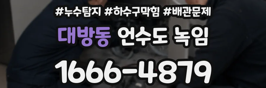 대방동 언수도 녹임