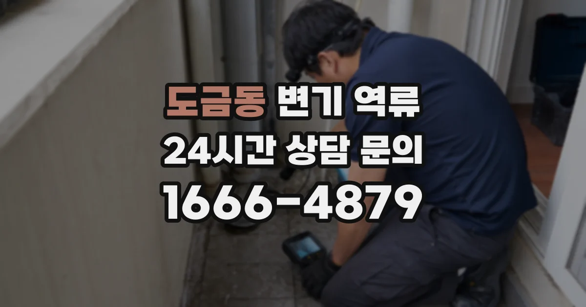 도금동 변기 역류