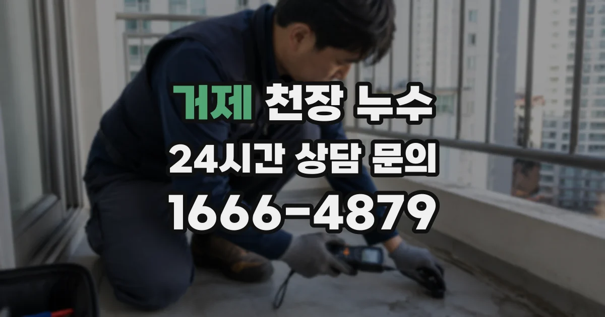 거제 천장 누수
