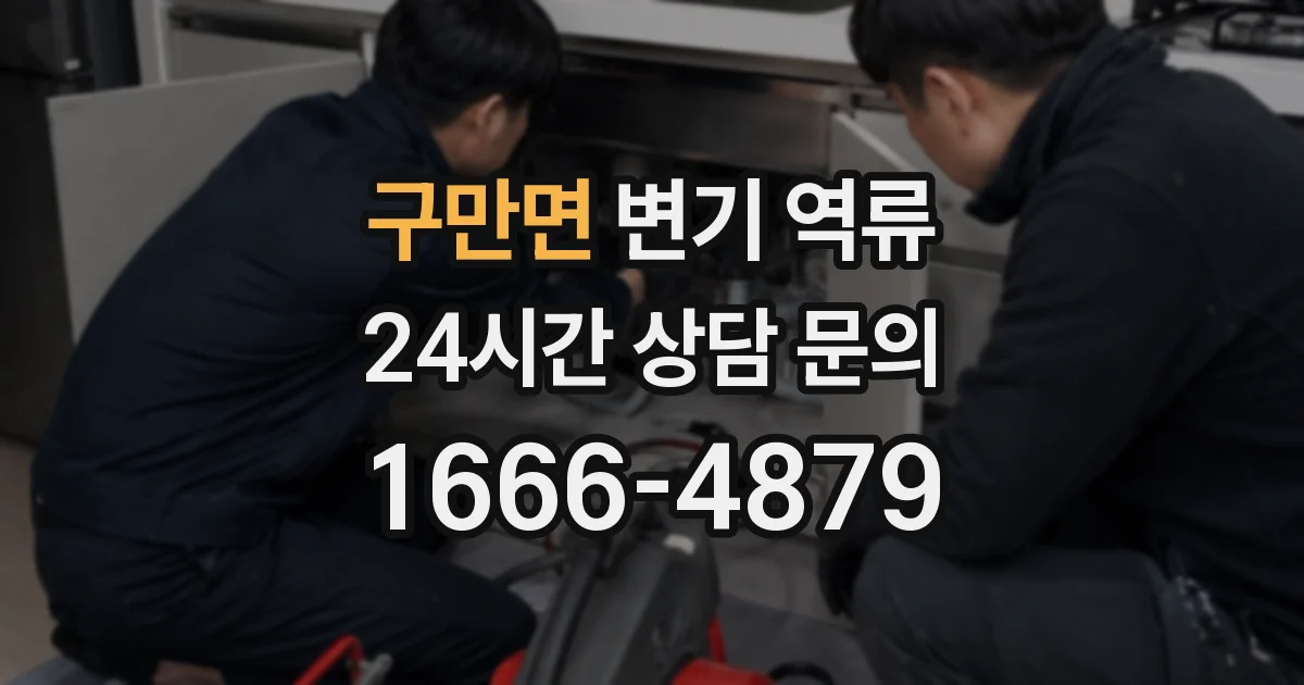 구만면 변기 역류