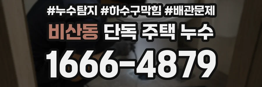 비산동 단독 주택 누수