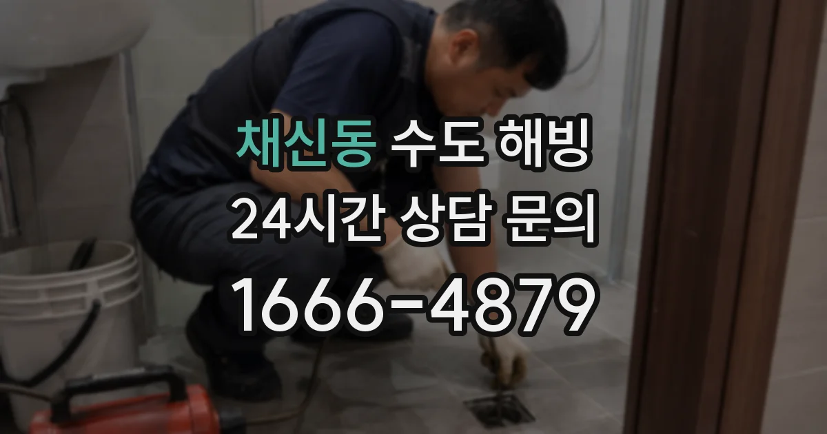 채신동 수도 해빙