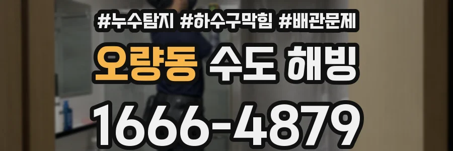 오량동 수도 해빙