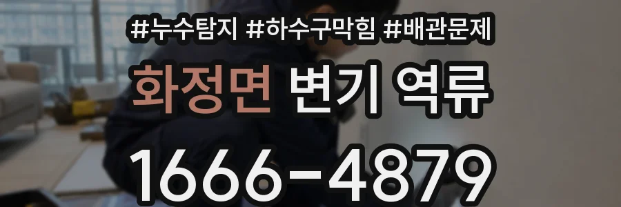 화정면 변기 역류