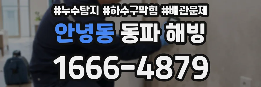 안녕동 동파 해빙