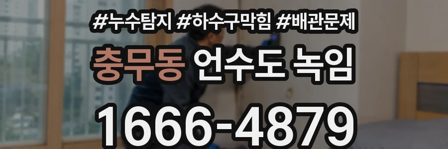 충무동 언수도 녹임