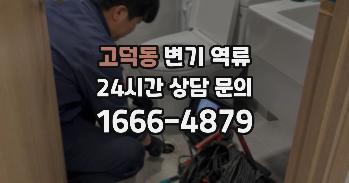고덕동 변기 역류