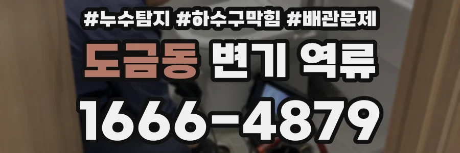 도금동 변기 역류