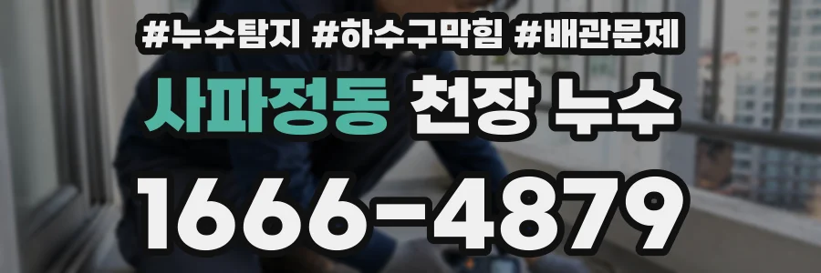 사파정동 천장 누수
