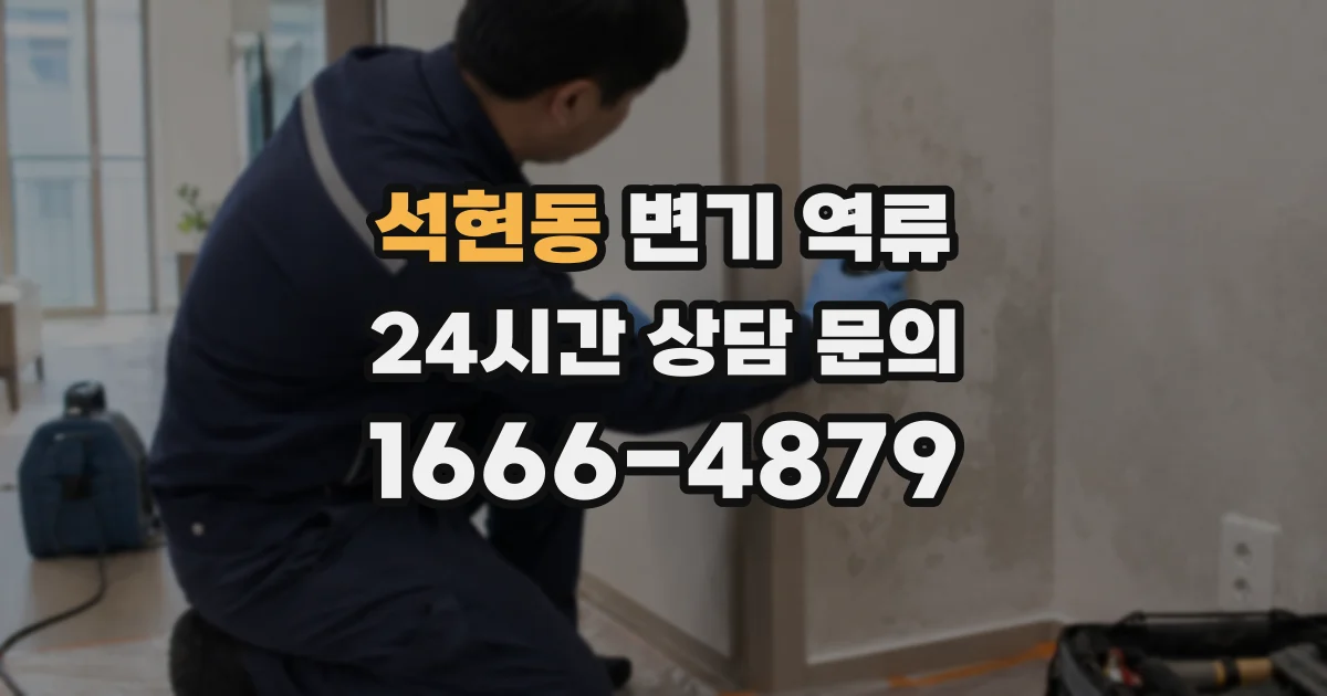 석현동 변기 역류