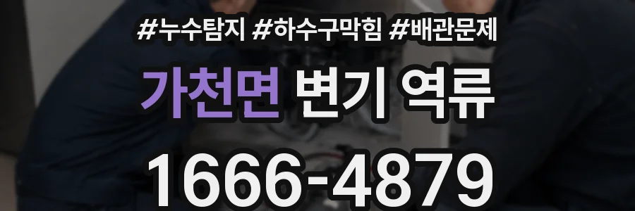가천면 변기 역류