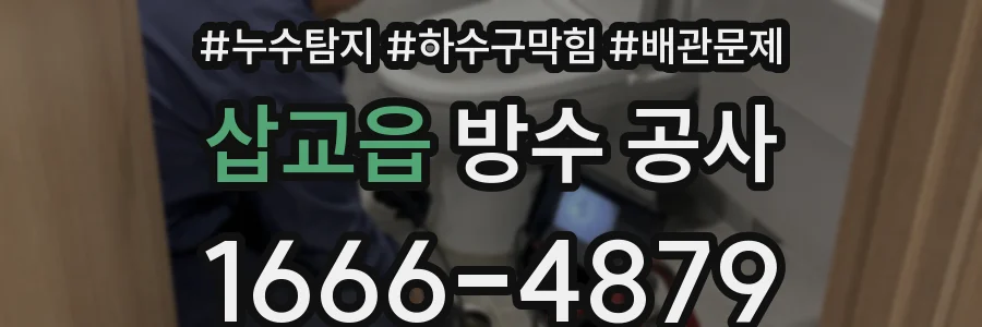 삽교읍 방수 공사