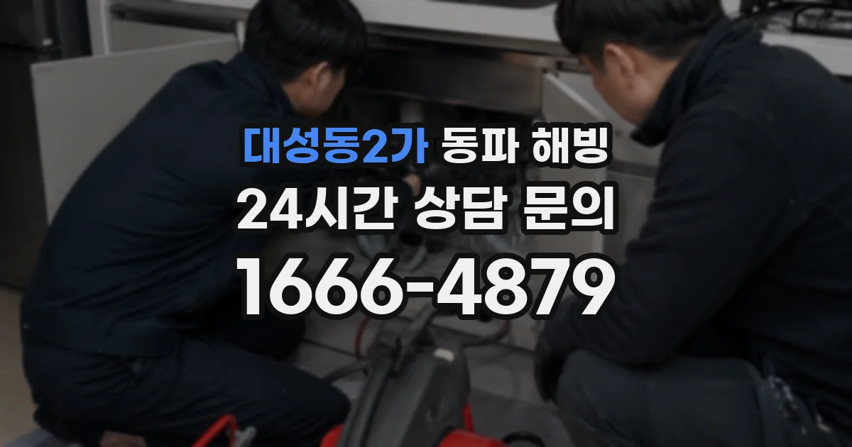 대성동2가 동파 해빙
