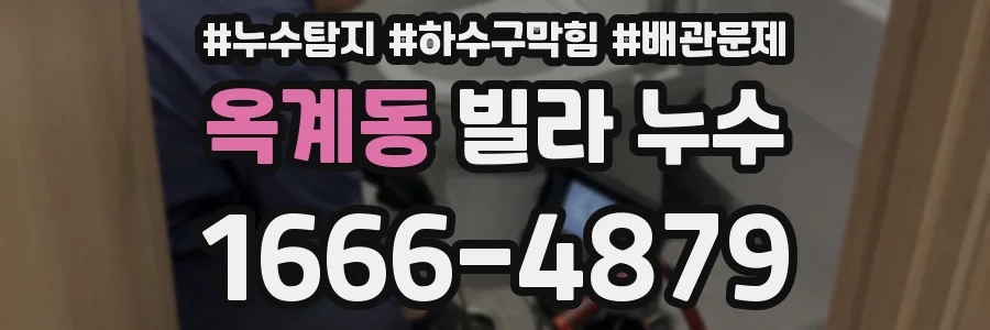 옥계동 빌라 누수