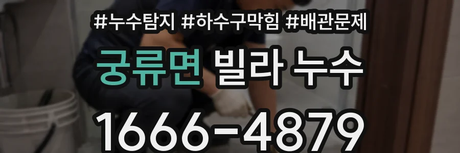 궁류면 빌라 누수
