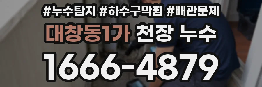 대창동1가 천장 누수