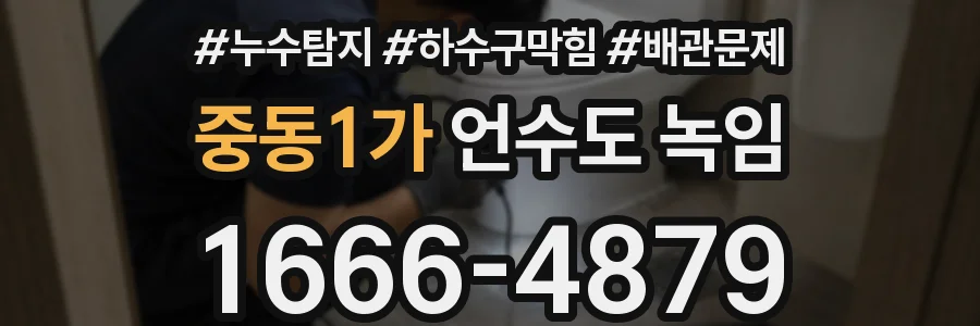 중동1가 언수도 녹임