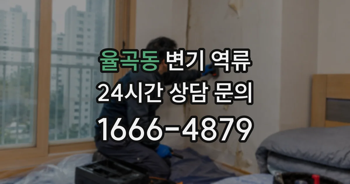 율곡동 변기 역류