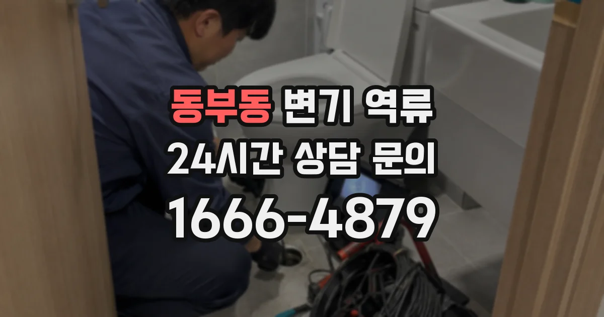동부동 변기 역류