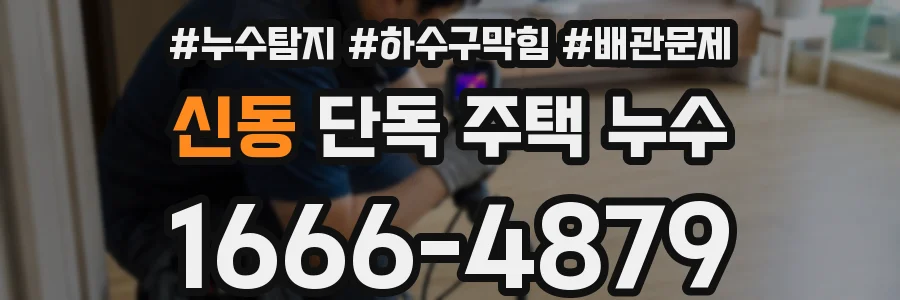 신동 단독 주택 누수