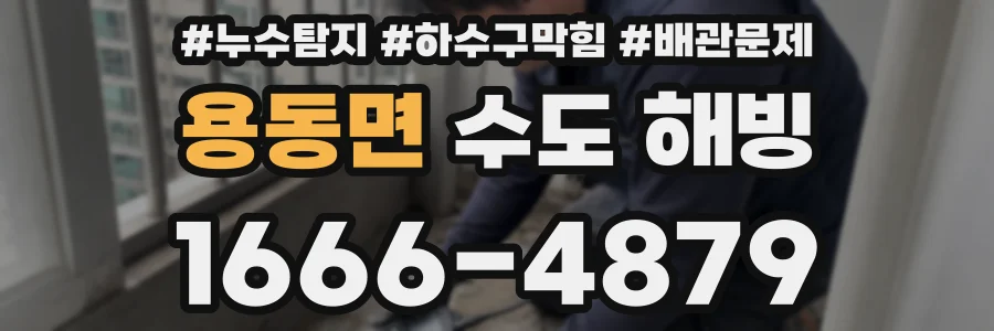 용동면 수도 해빙
