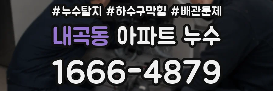 내곡동 아파트 누수