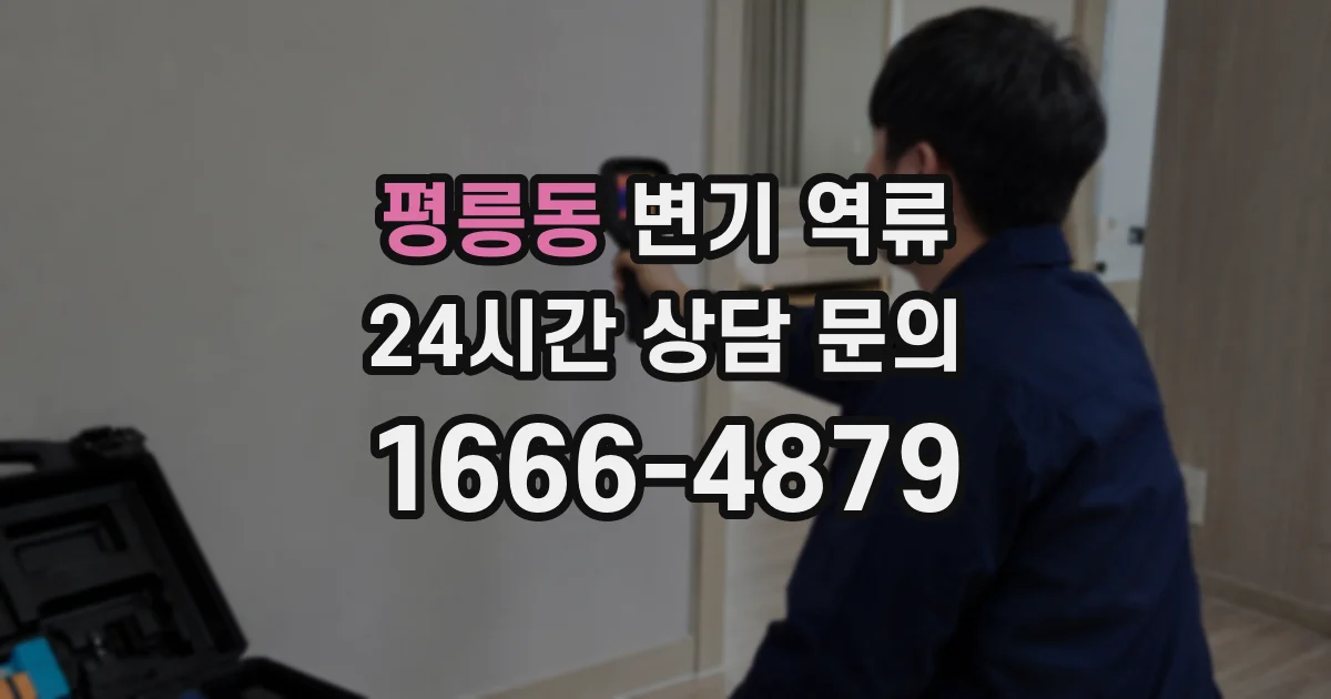 평릉동 변기 역류