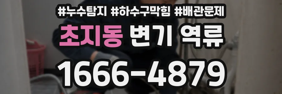 초지동 변기 역류