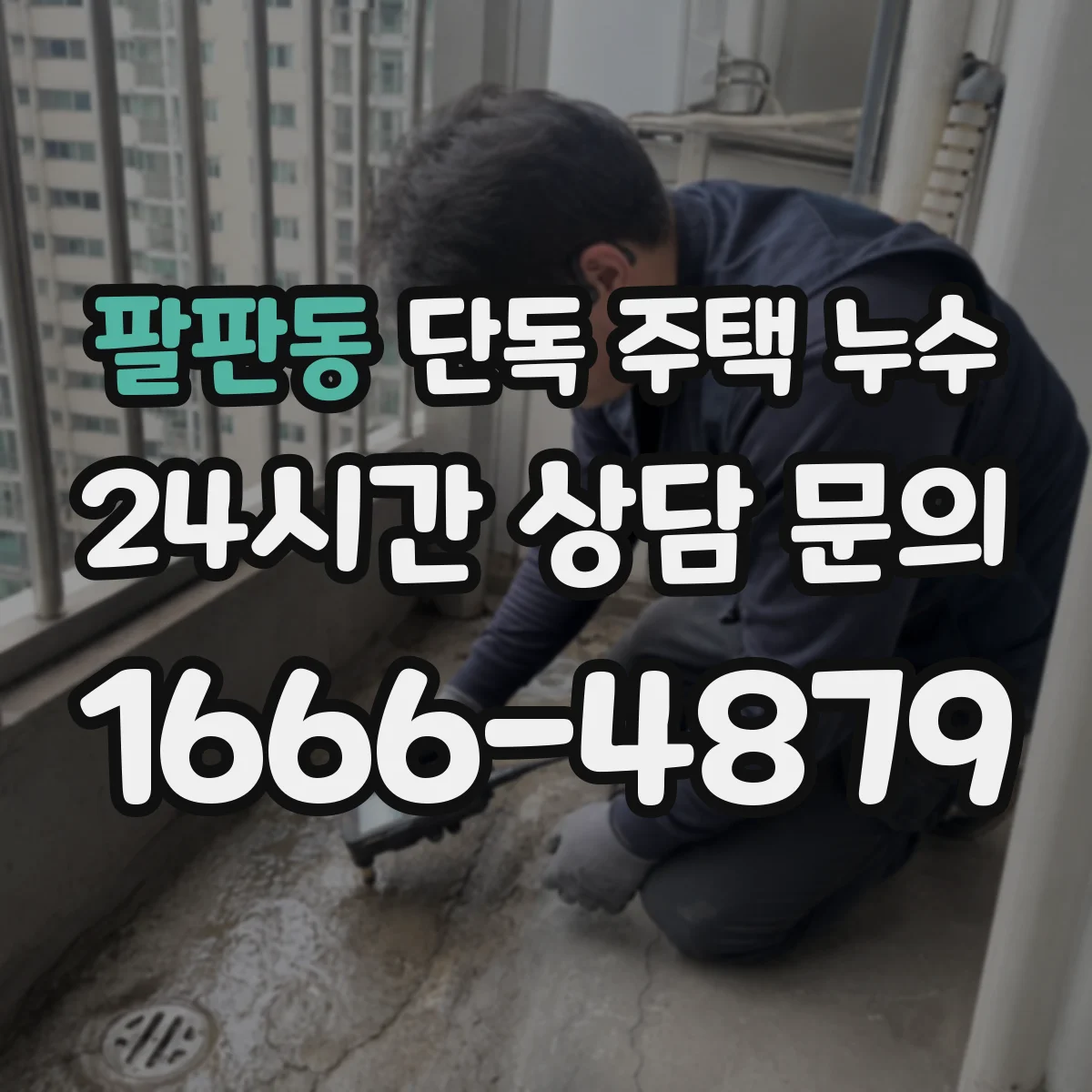 팔판동 단독 주택 누수