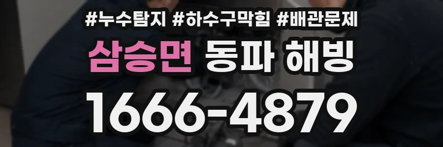 삼승면 동파 해빙