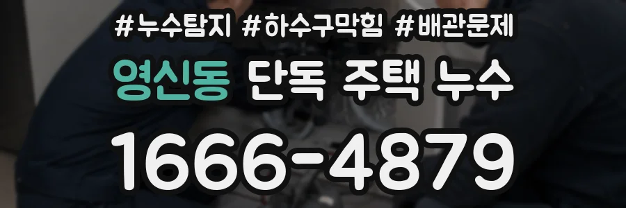 영신동 단독 주택 누수