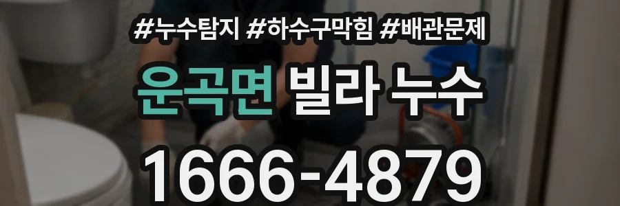 운곡면 빌라 누수