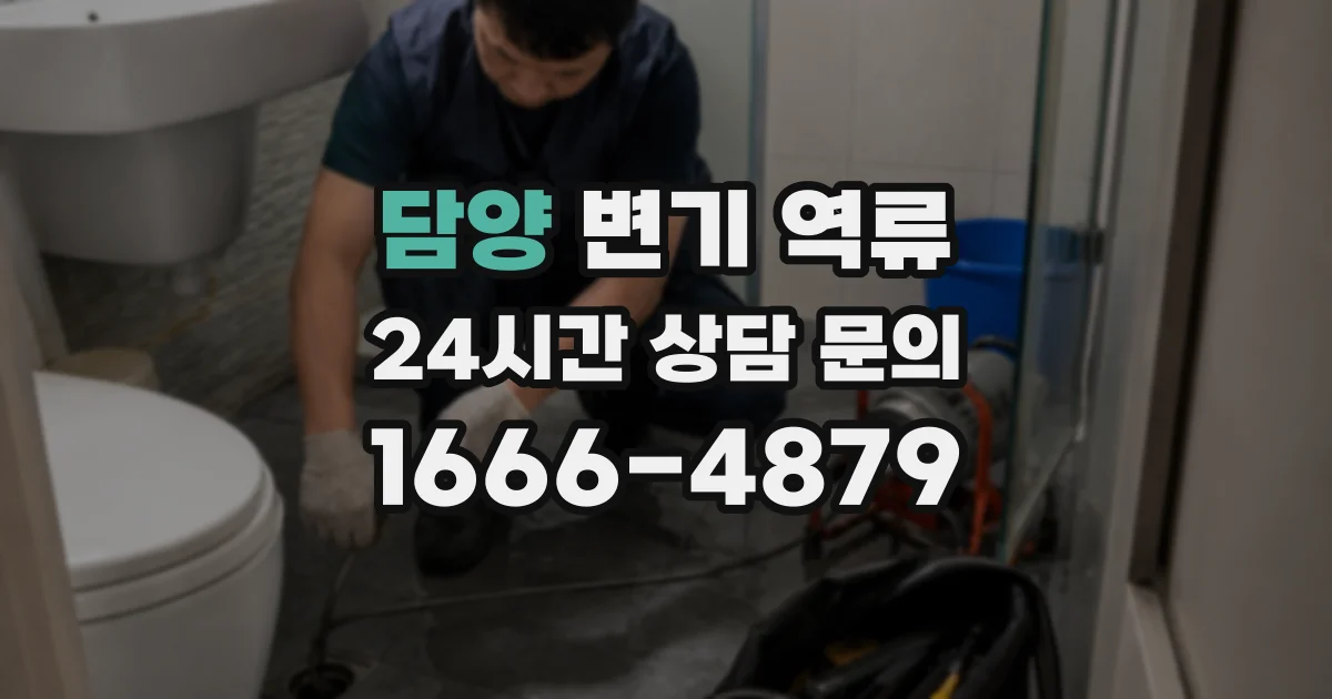 담양 변기 역류