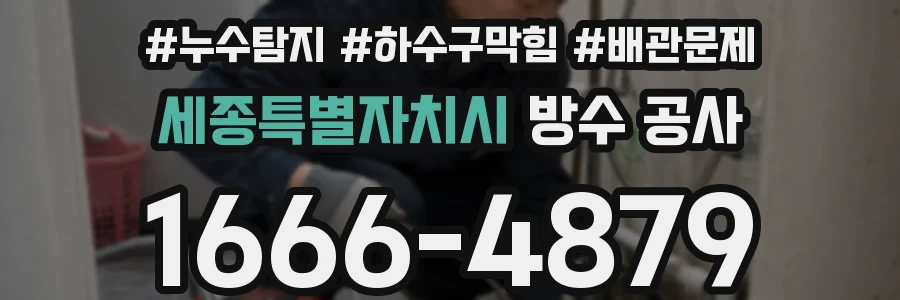 세종특별자치시 방수 공사