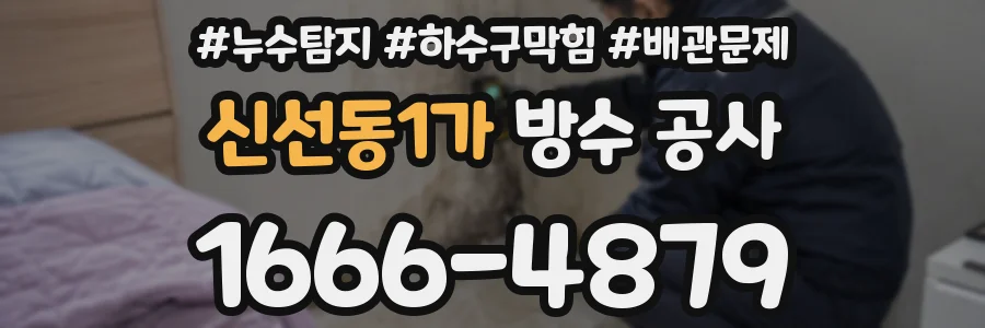 신선동1가 방수 공사