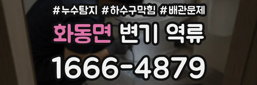 화동면 변기 역류