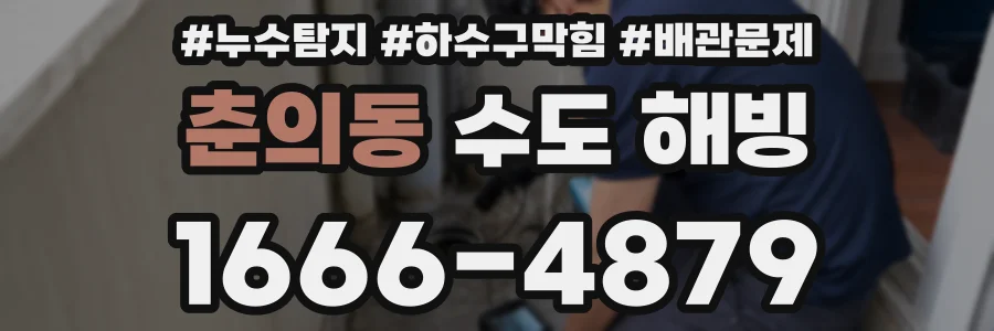 춘의동 수도 해빙