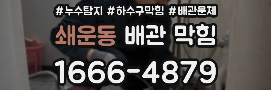 쇄운동 배관 막힘